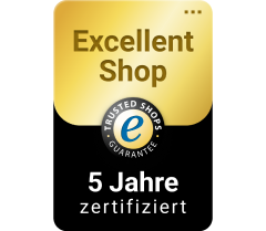 Trusted Shops Excellent Shop, 10 Jahre zertifiziert