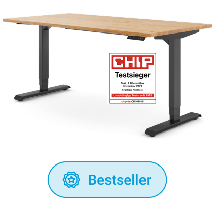 elektrisch höhenvestellbarer Schreibtisch Desktopia Pro mit Memory Display