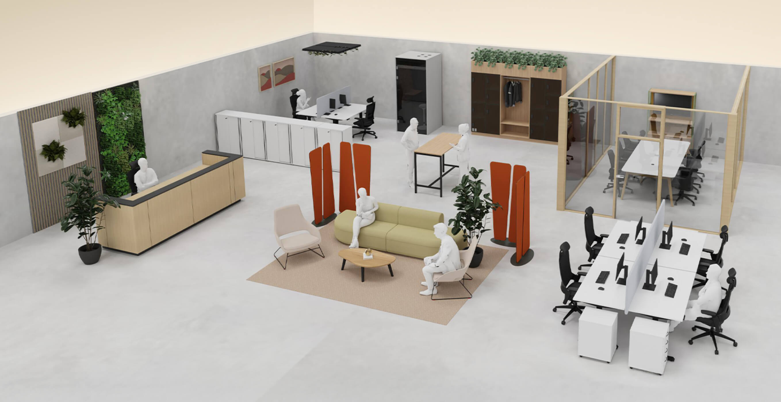 Produktportfolio Firmenkunden Rendering