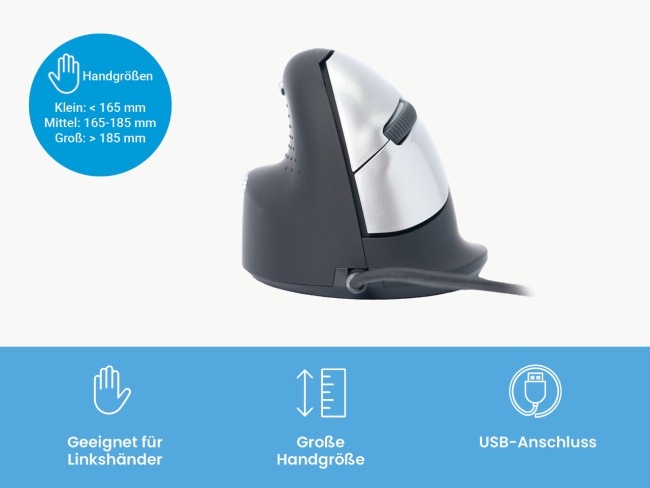 Ergonomische Maus R-Go HE Break - 3