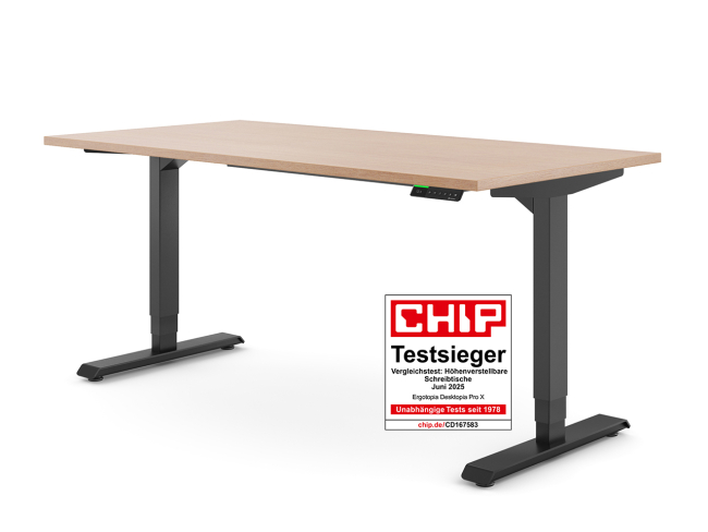 Desktopia Pro X - Elektrisch höhenverstellbarer Schreibtisch mit Memory-Display - 1