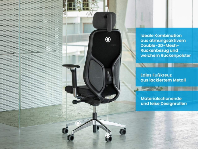 Dein Chefbüro – Schreibtisch & Stuhl Set - 5