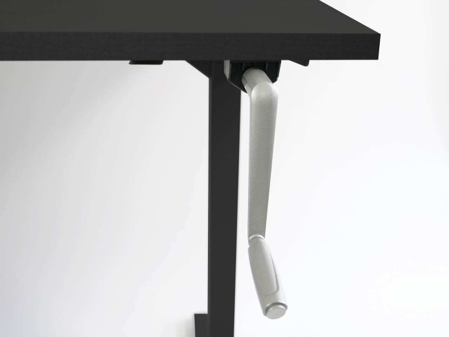 Desktopia Budget - Höhenverstellbarer Schreibtisch mit Kurbel - 2