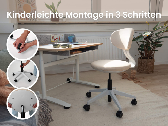 Kinderschreibtisch und Stuhl Set - 4