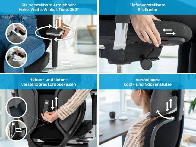 Dein Chefbüro – Schreibtisch & Stuhl Set - 7