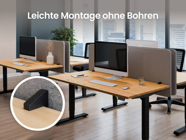 Ergotopia Focus Plus Schreibtisch Trennwand - 5