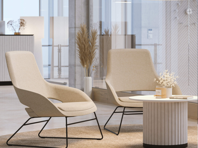 Design-Loungesessel für moderne Büros