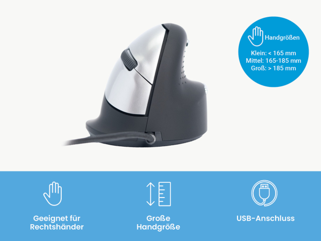 Ergonomische Maus R-Go HE Break - 3