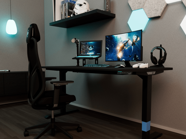 Desktopia GG: Höhenverstellbarer Gaming-Schreibtisch - 3