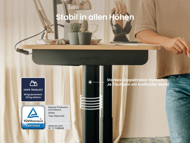 Dein Einsteiger Produktivitäts-Set – Schreibtisch & LED Lampe - 3