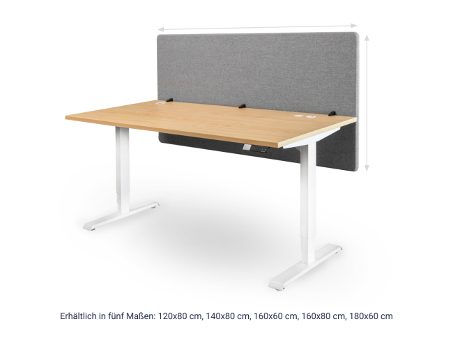 Ergotopia Focus Schreibtisch Trennwand - 2