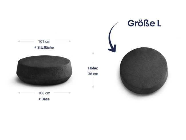 Aoke Avero Loungehocker Pouf - 2