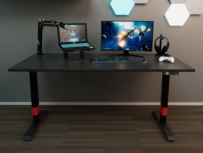 Desktopia GG: Höhenverstellbarer Gaming-Schreibtisch - 7