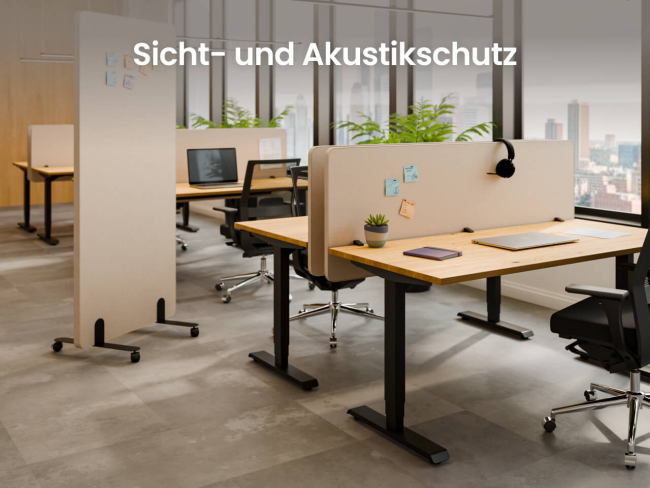 Ergotopia Focus Plus Schreibtisch Trennwand - 4