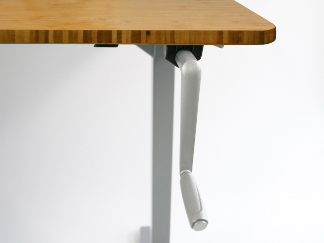 Desktopia Budget - Höhenverstellbarer Schreibtisch mit Kurbel - 2