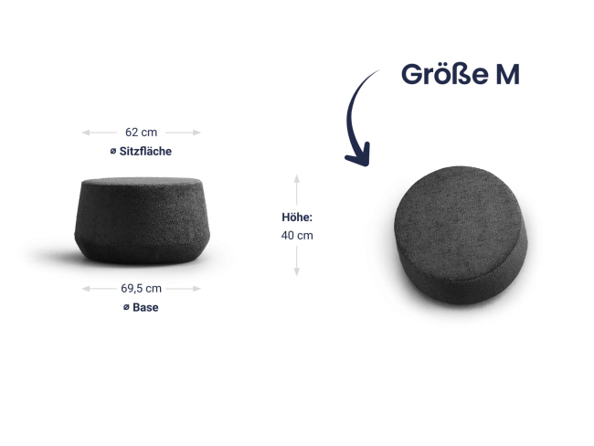 Aoke Avero Loungehocker Pouf - 2