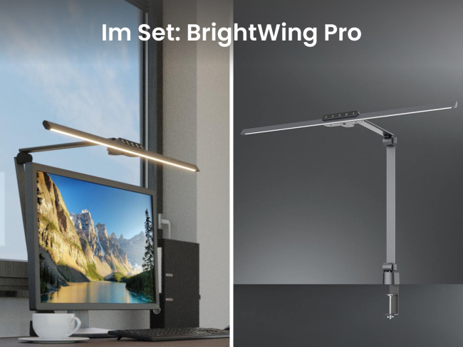 Dein Premium Produktivitäts-Set – Schreibtisch & LED Lampe - 3