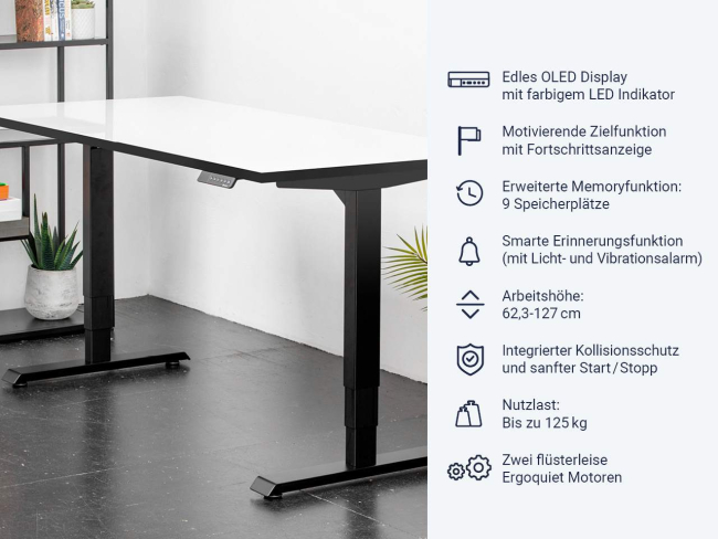 Desktopia Draw - Höhenverstellbarer Whiteboard Tisch - 3