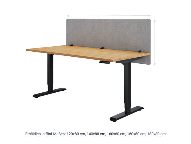 Ergotopia Focus Schreibtisch Trennwand - 2