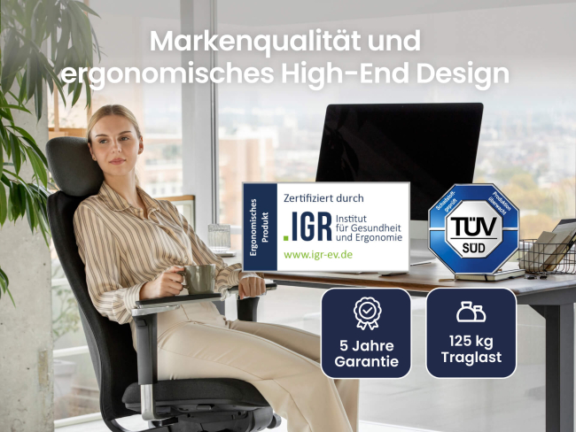 Ergotopia MasterBack Style: Ergonomischer Sitzkomfort der Spitzenklasse - 7