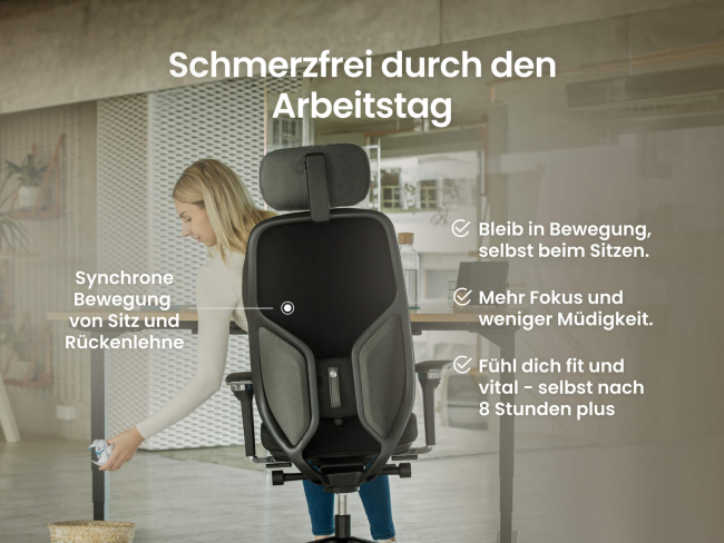 Ergotopia MasterBack Executive: Ergonomischer Sitzkomfort der Spitzenklasse - 5