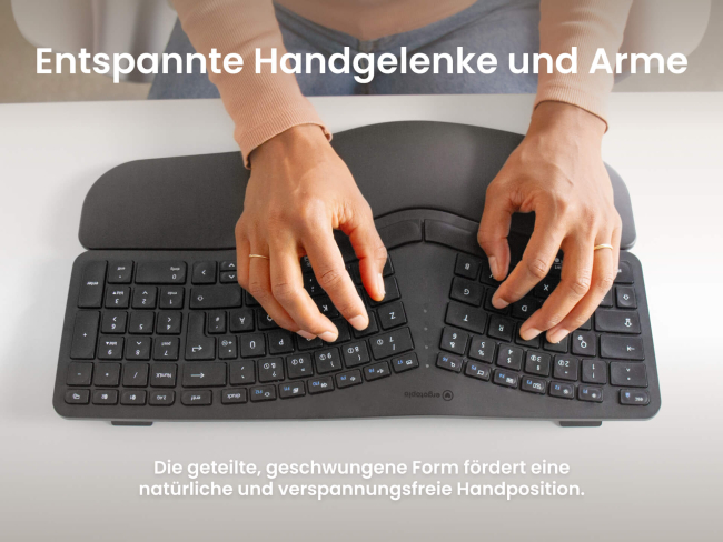 Ergonomische Tastatur Wavelet (Bluetooth & 2,4 GHz) - 2