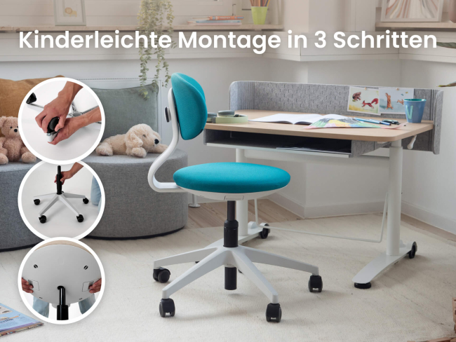 Ergonomischer Kinderschreibtischstuhl von Ergotopia - 6
