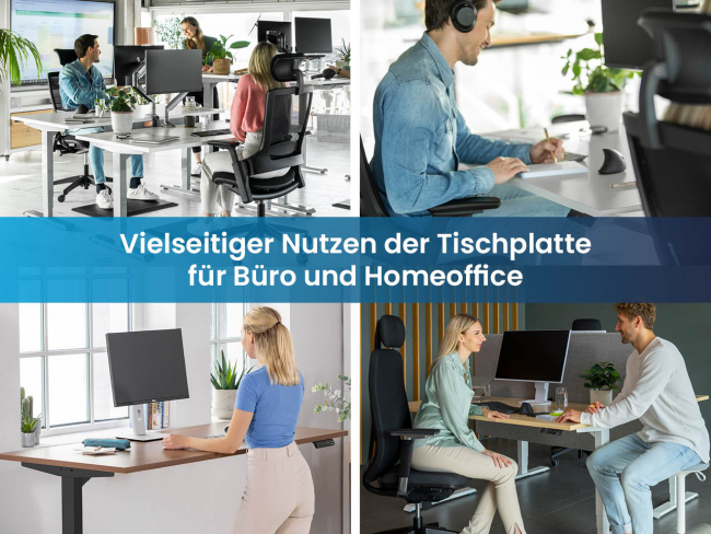 Tischplatte Weiß - 6