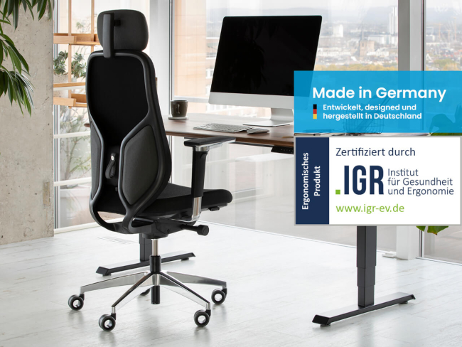 Dein Chefbüro – Schreibtisch & Stuhl Set - 4