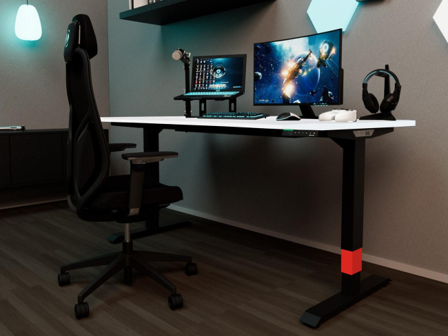 Desktopia GG: Höhenverstellbarer Gaming-Schreibtisch - 8