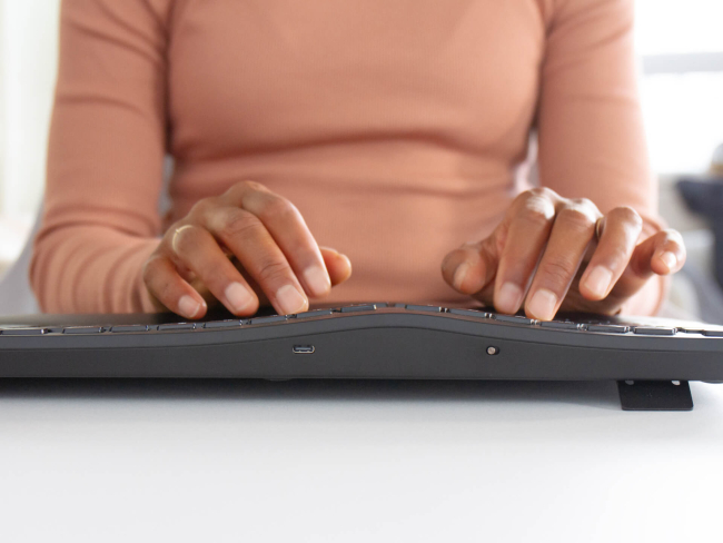 Ergonomische Tastatur Wavelet (Bluetooth & 2,4 GHz) - 9