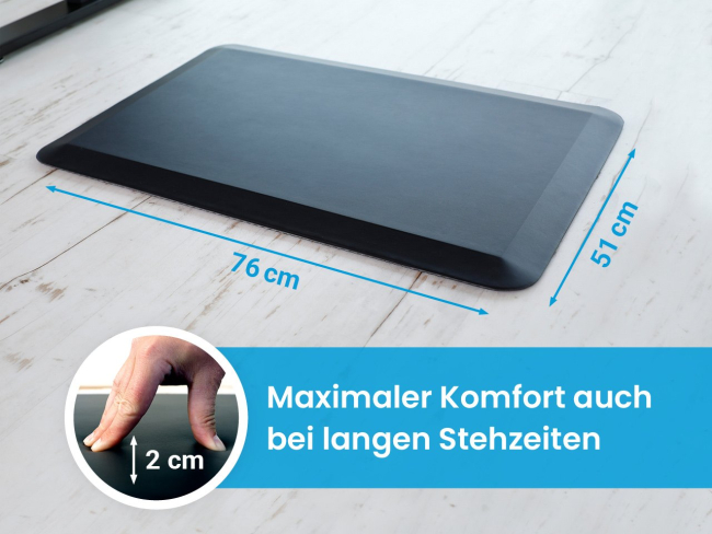 Ergonomische Anti-Ermüdungsmatte für Steharbeitsplätze - 2