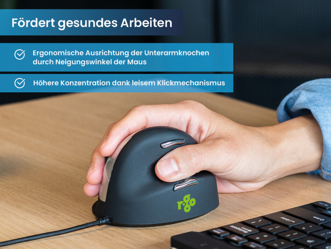 Ergonomische Maus R-Go HE Break - 4