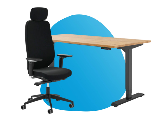 Dein Chefbüro – Schreibtisch & Stuhl Set