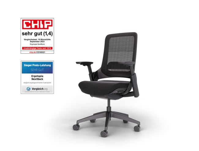 Ergotopia NextBack Pro - Ergonomischer Bürostuhl 