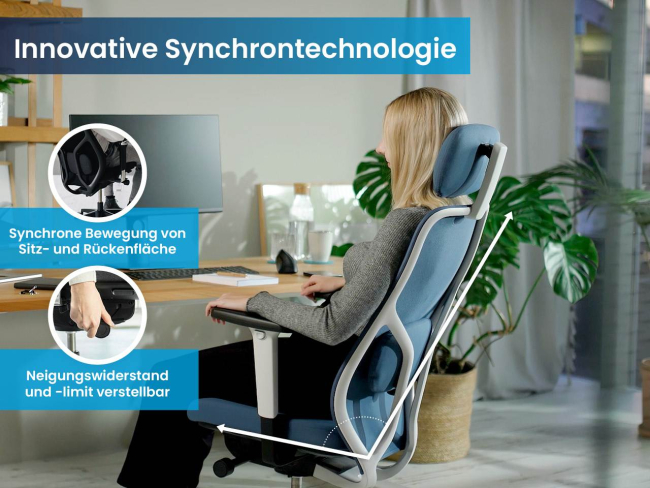 Ergotopia MasterBack Style: Ergonomischer Sitzkomfort der Spitzenklasse - 3