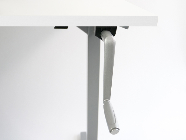 Desktopia Budget - Höhenverstellbarer Schreibtisch mit Kurbel - 2