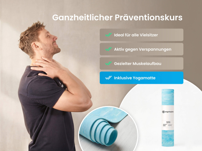 ZPP-Präventionskurs inkl. GRATIS Ergotopia Yogamatte - 2