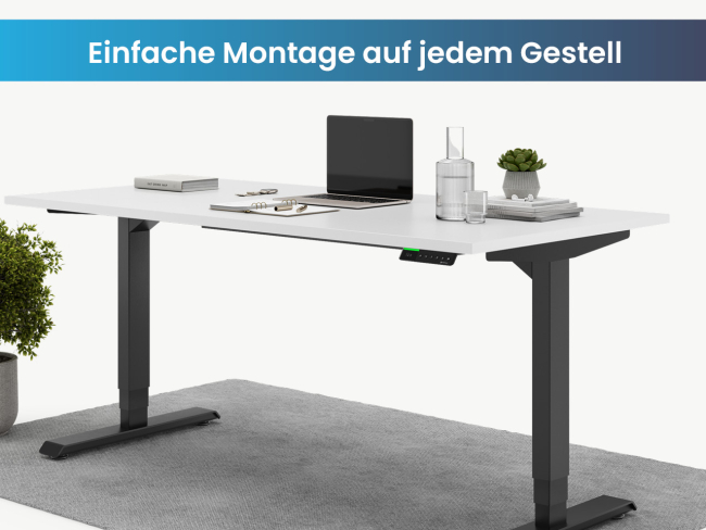 Tischplatte Grau - 4