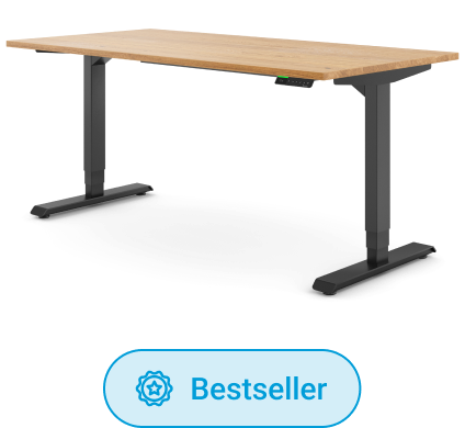 elektrisch höhenvestellbarer Schreibtisch Desktopia Pro mit Memory Display