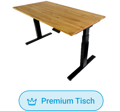 Höhenverstellbarer Premium-Schreibtisch Desktopia Executive